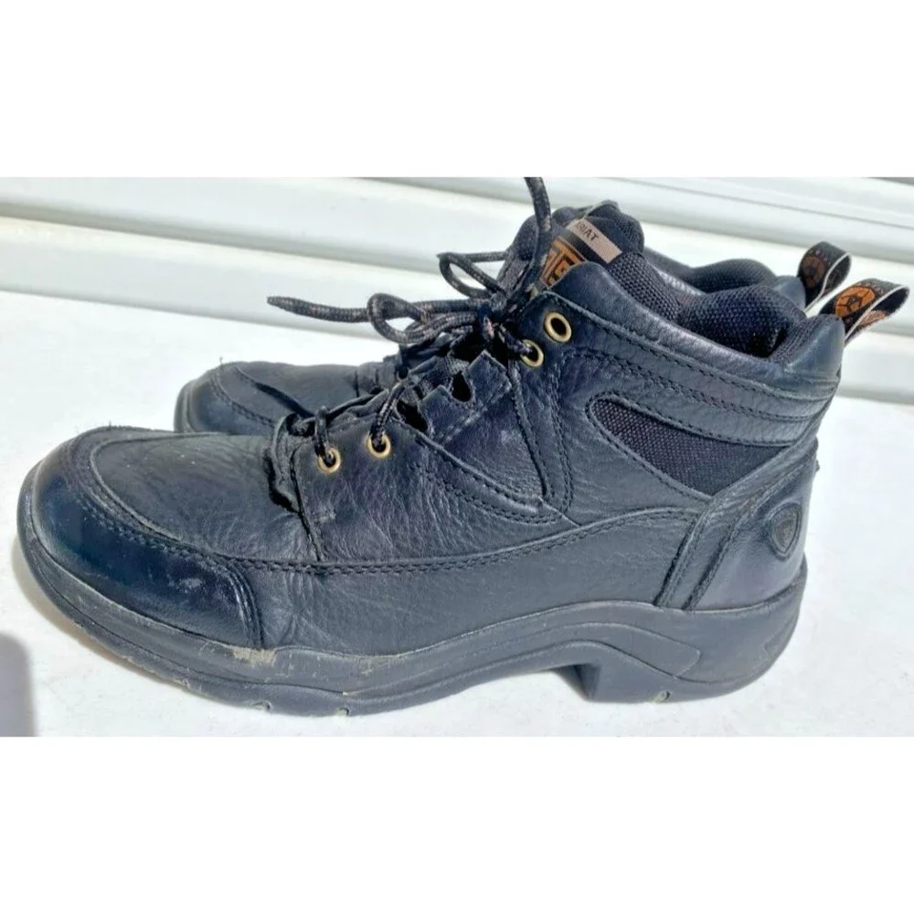 ARIAT Terrain Leather 10002182 Distressed Black Hiking Boots Men's Size 11B